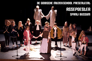 Musical Assepoester, Spant Bussum.